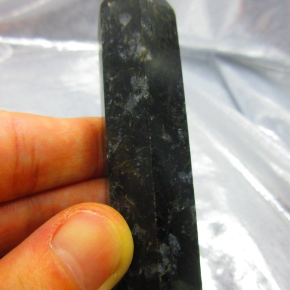Astrophyllite Polished Tower Generator Crystal Meditation Tool - Picture 2 of 8